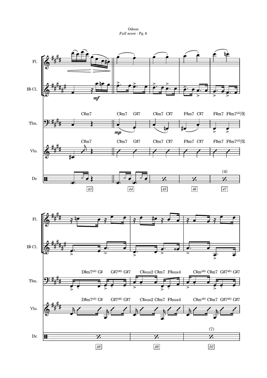 Odeon Odeon Small Ensemble scores gallery preview page 6