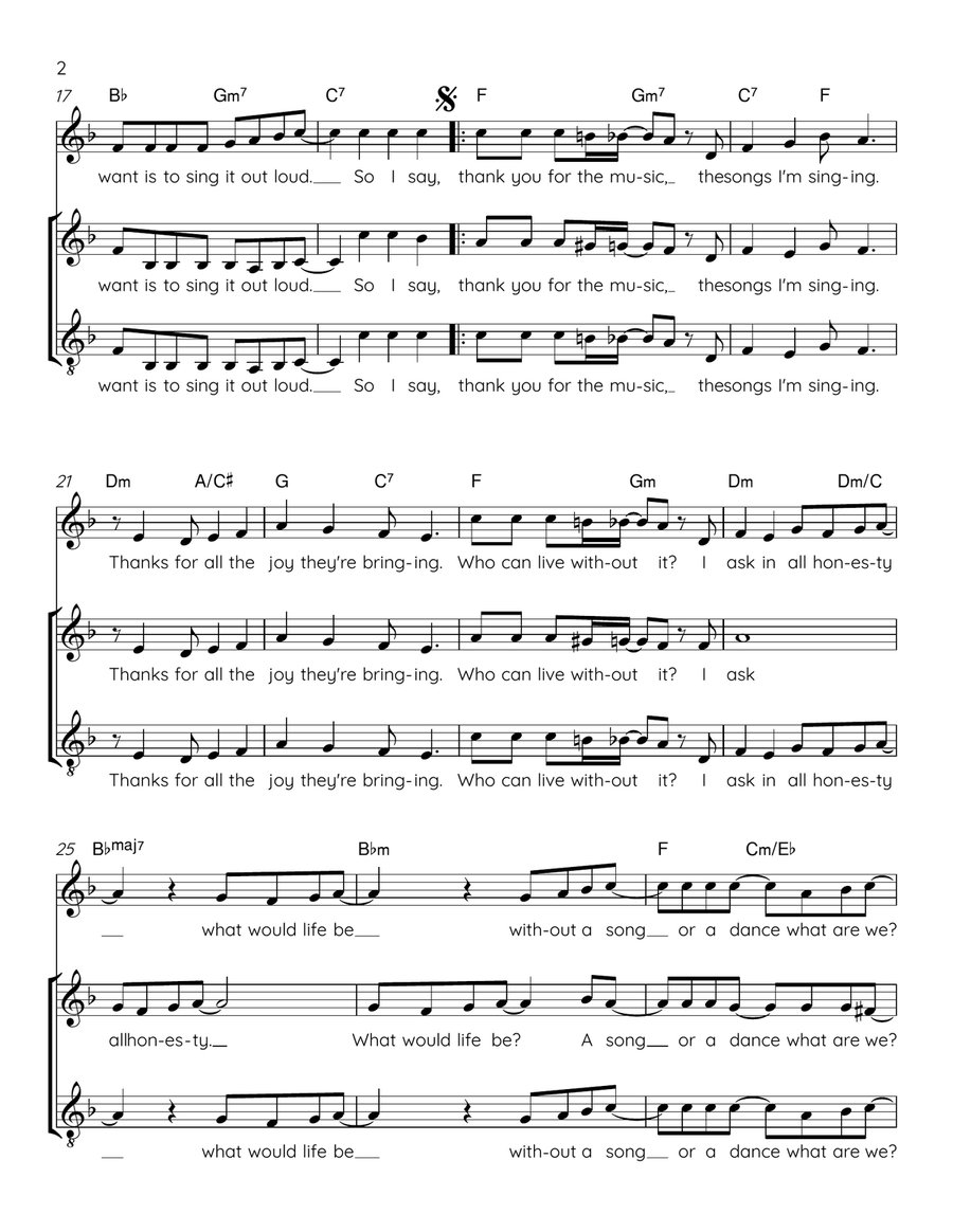 Thank You For The Music Thank You For The Music SAT scores gallery preview page 2