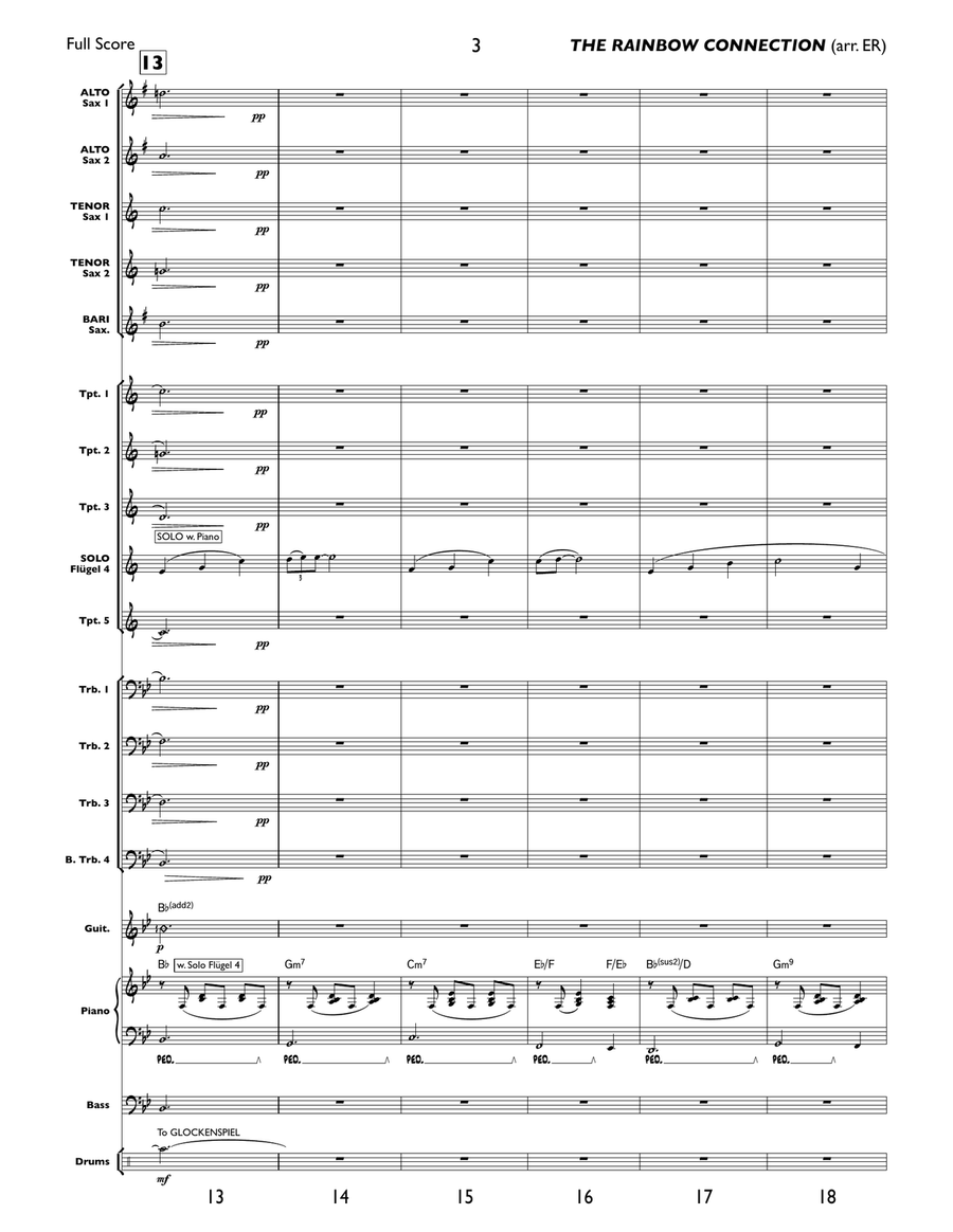 Rainbow Connection Rainbow Connection Jazz Ensemble scores gallery preview page 4