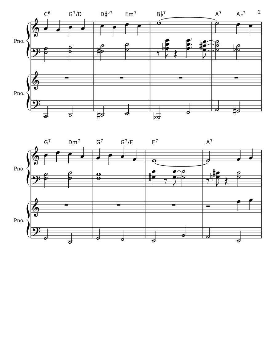 Cheek To Cheek Cheek To Cheek Piano Duet scores gallery preview page 2