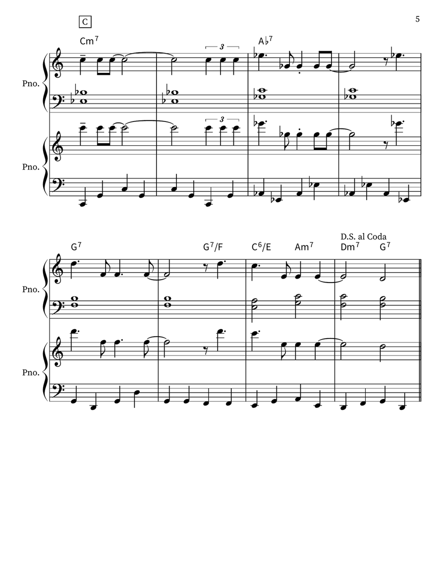 Cheek To Cheek Cheek To Cheek Piano Duet scores gallery preview page 5