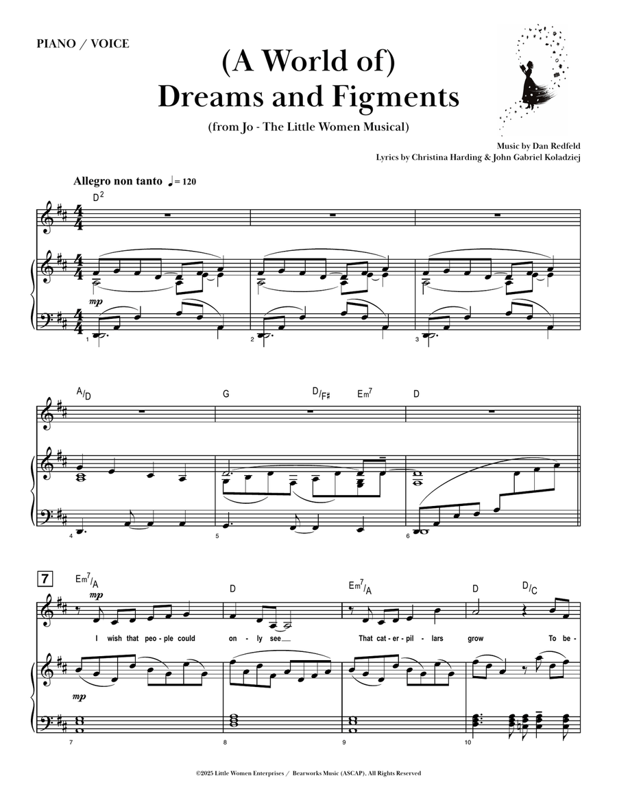 (A World of) Dreams and Figments Piano, Vocal scores gallery preview page 2