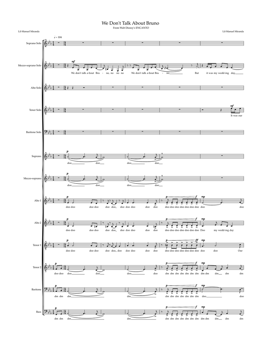 We Don't Talk About Bruno Divisi scores gallery preview page 2