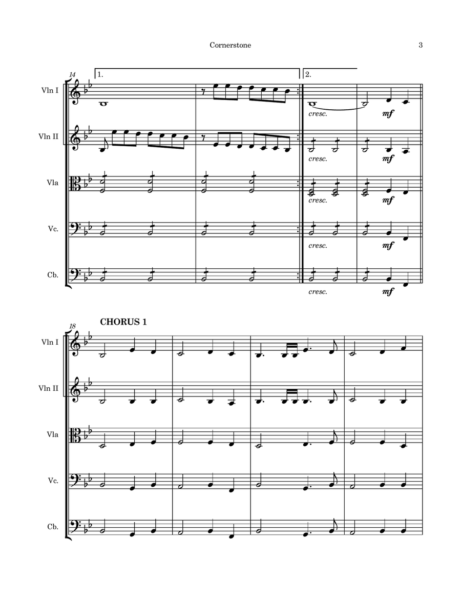 Cornerstone Cornerstone String Orchestra scores gallery preview page 5