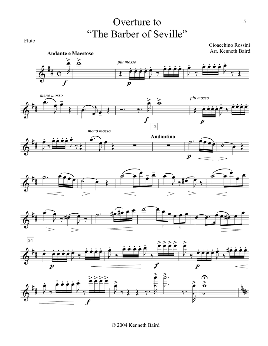Artistic Solos for Flute and Piano - Flute Part Only Chamber Music scores gallery preview page 5