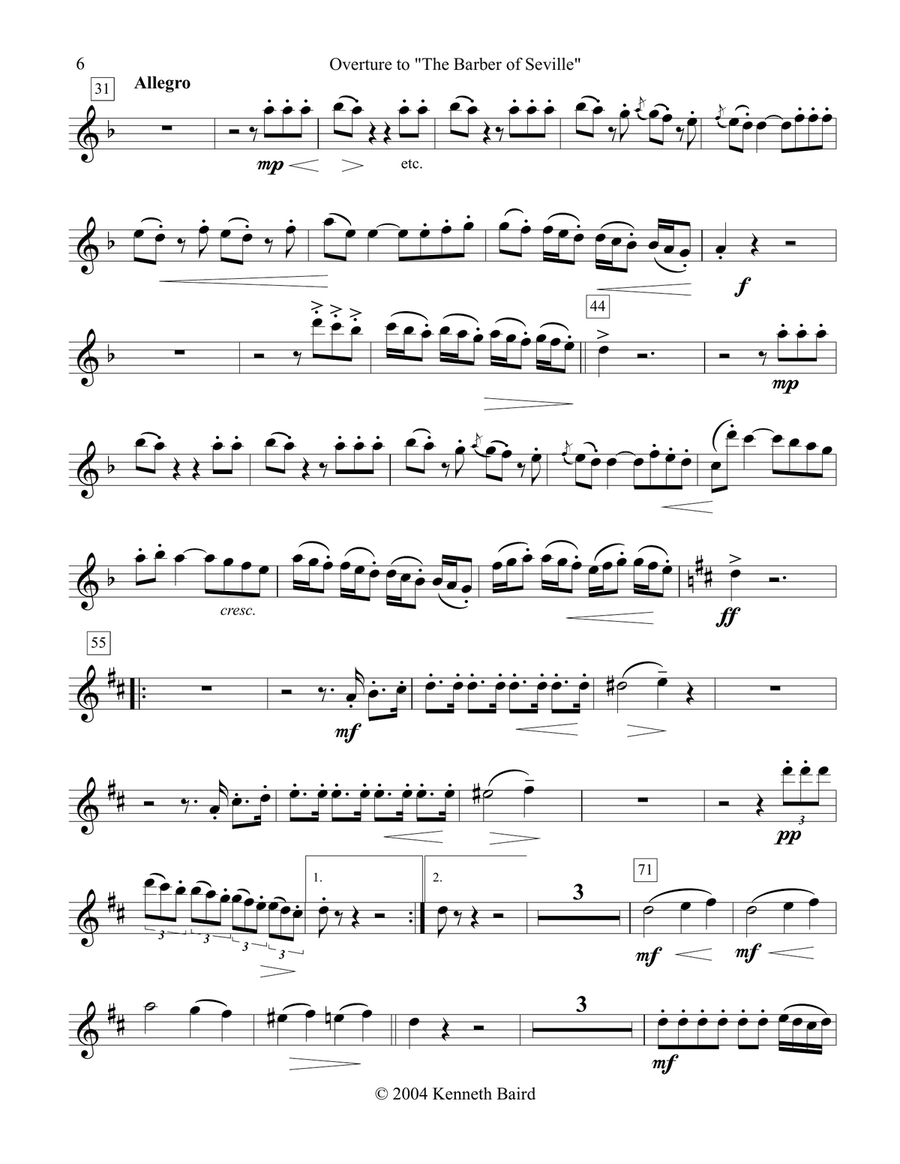 Artistic Solos for Flute and Piano - Flute Part Only Chamber Music scores gallery preview page 6