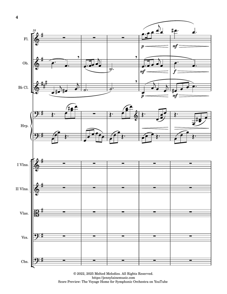 The Voyage Home Full Orchestra scores gallery preview page 6