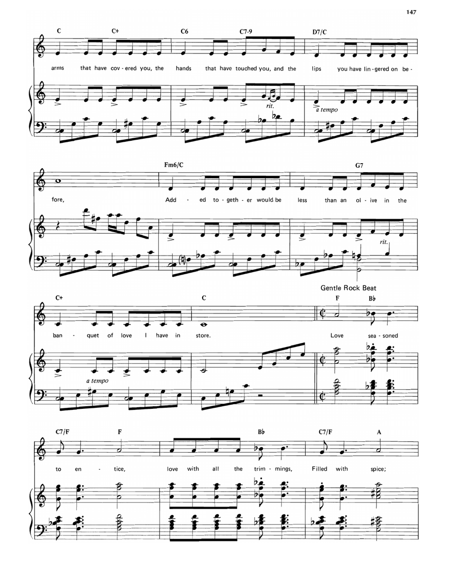 Love With All The Trimmings (from On A Clear Day You Can See Forever) Piano, Vocal, Guitar scores gallery preview page 2