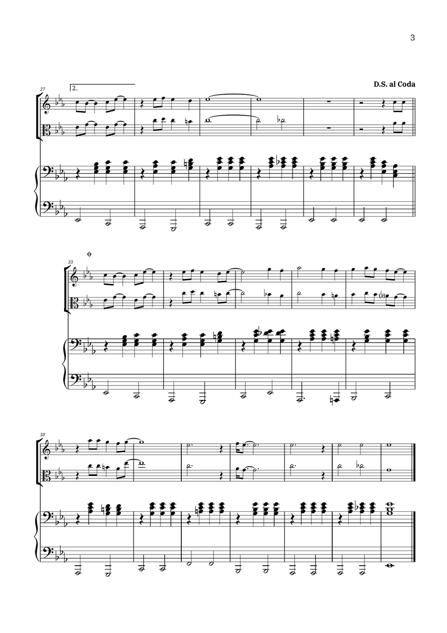 Bridge Over Troubled Water String Duet scores gallery preview page 3