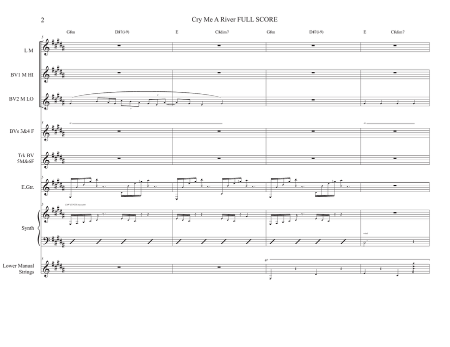 Cry Me A River Cry Me A River Concert Band scores gallery preview page 2