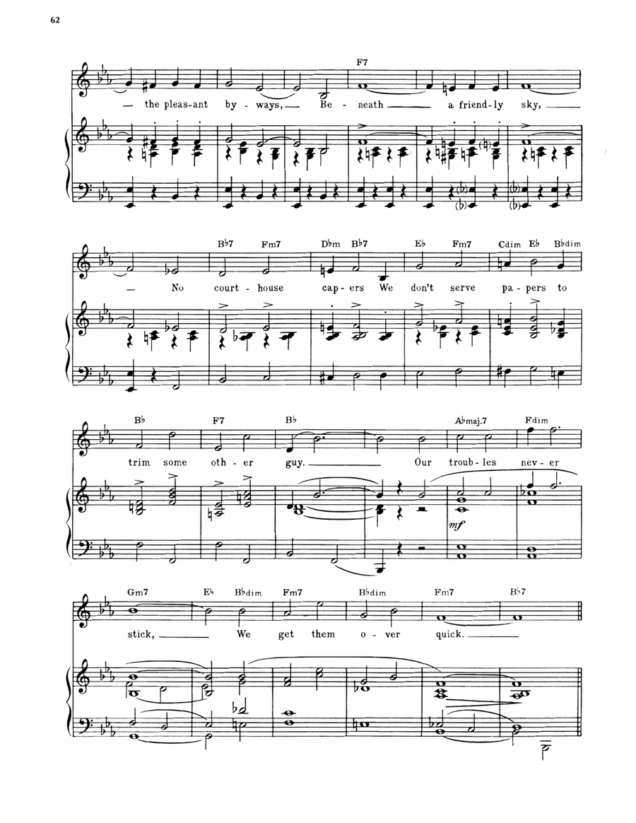 Feudin' And Fightin' Feudin' And Fightin' Piano, Vocal, Guitar scores gallery preview page 2