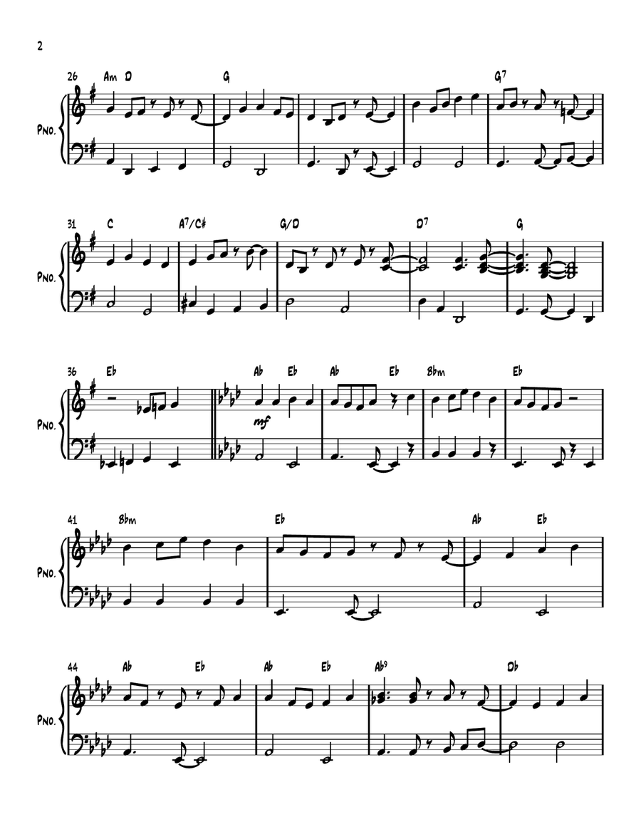L-O-V-E L-O-V-E Piano Solo scores gallery preview page 2