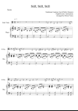 Still, Still, Still – Viola and Piano Christmas Arrangement (No Chords)