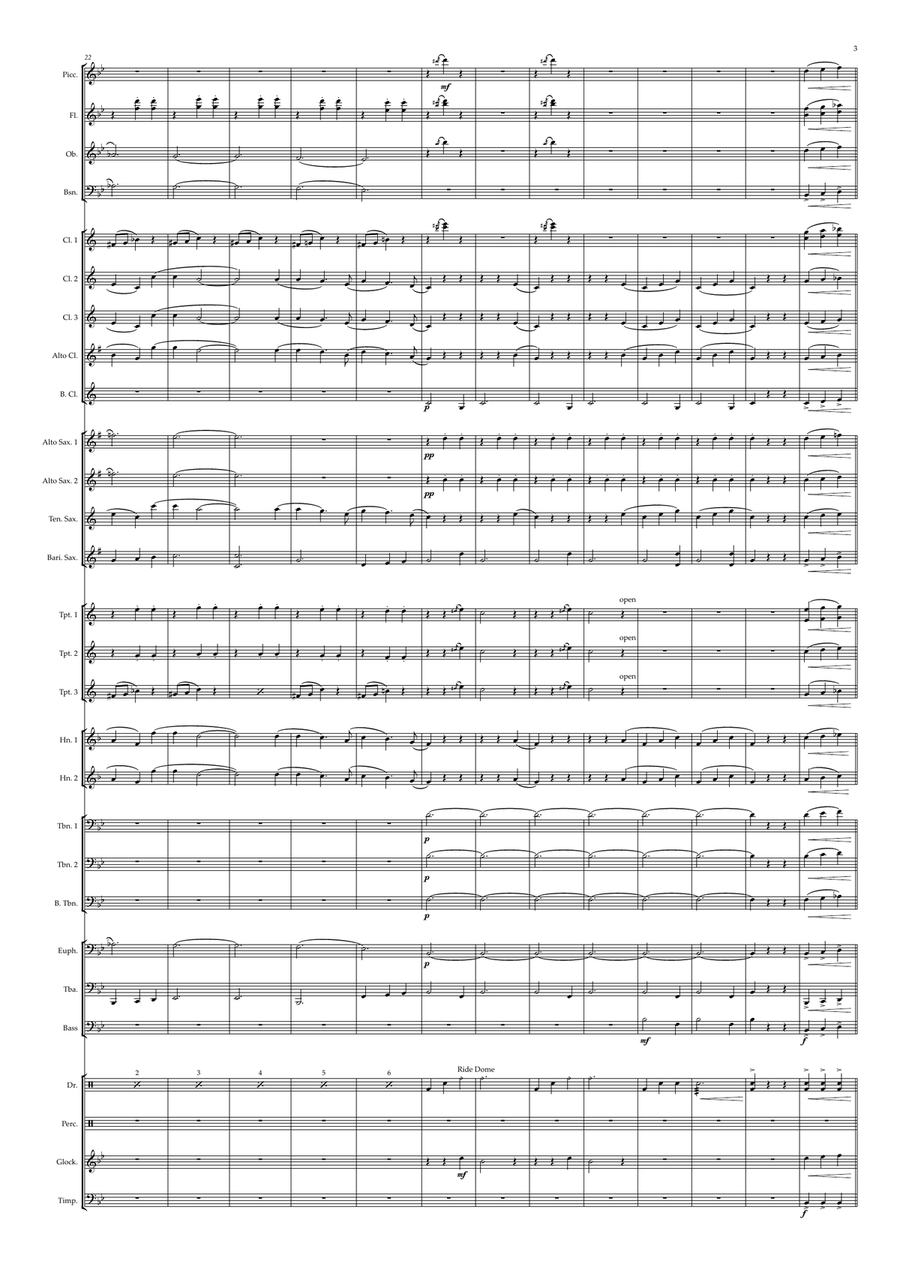 Medley: Boom Bang A Bang with Puppet On A String, Love Shine A Light, and Making Your Mind Up Concert Band scores gallery preview page 3