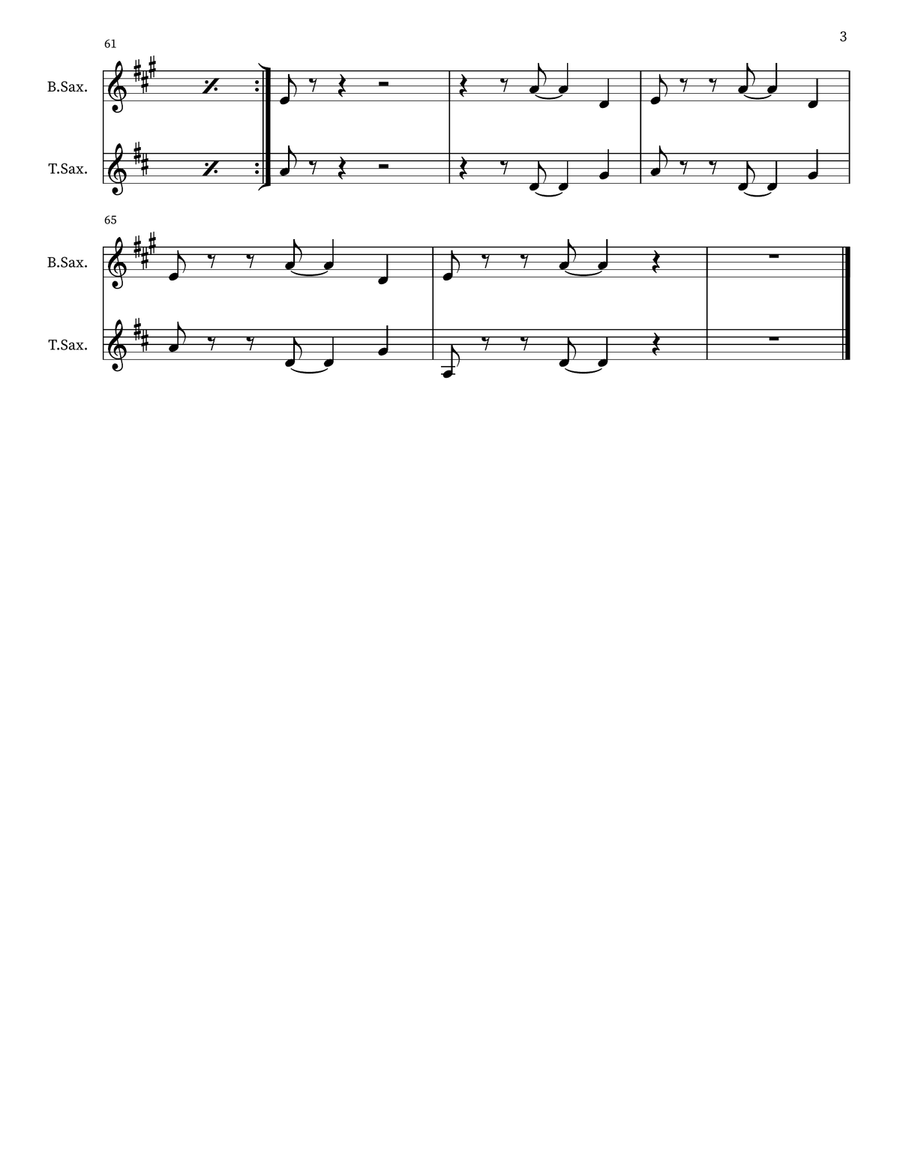 Let's Take A Trip Together Woodwind Duet scores gallery preview page 3