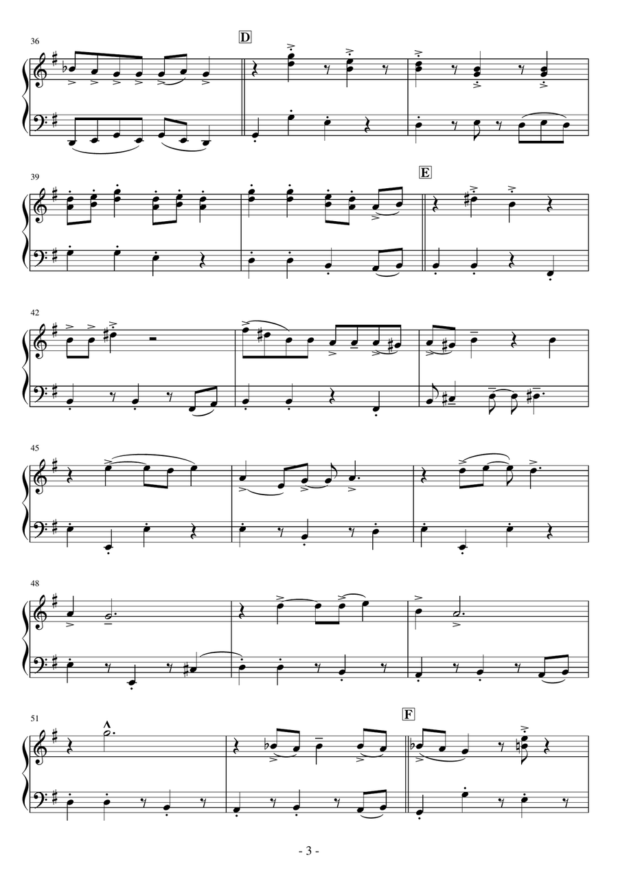 Honky Cat Honky Cat Easy Piano scores gallery preview page 3