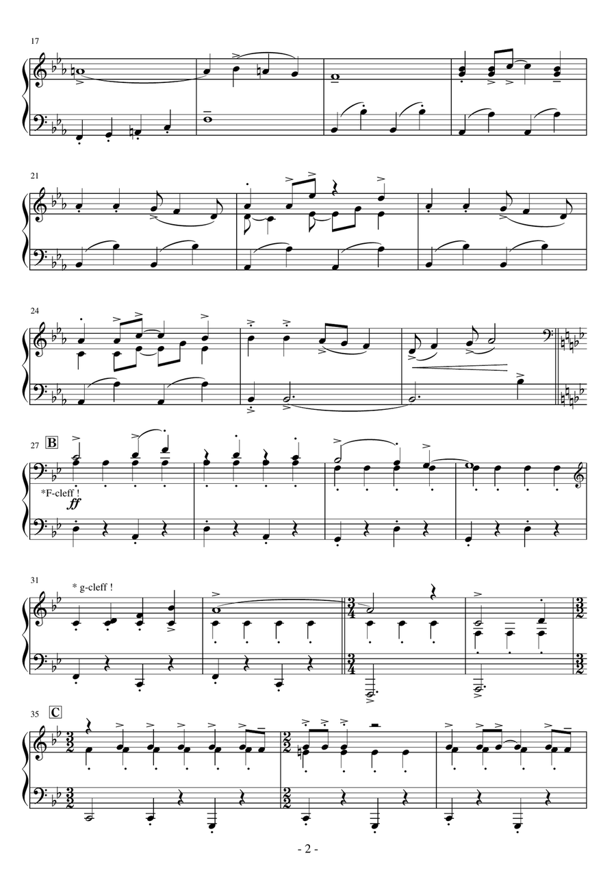 Martha My Dear Martha My Dear Easy Piano scores gallery preview page 2