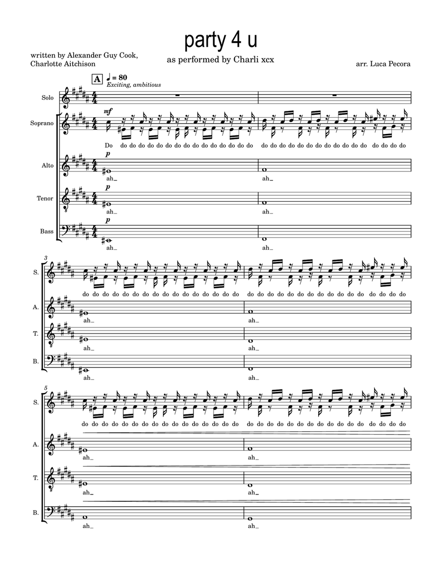 Party 4 U 4-Part scores gallery preview page 1