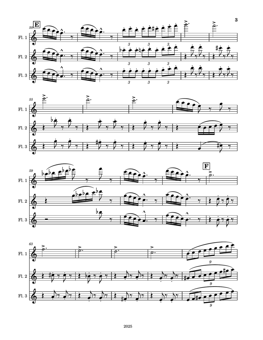 El Lago Verde El Lago Verde Woodwind Trio scores gallery preview page 3