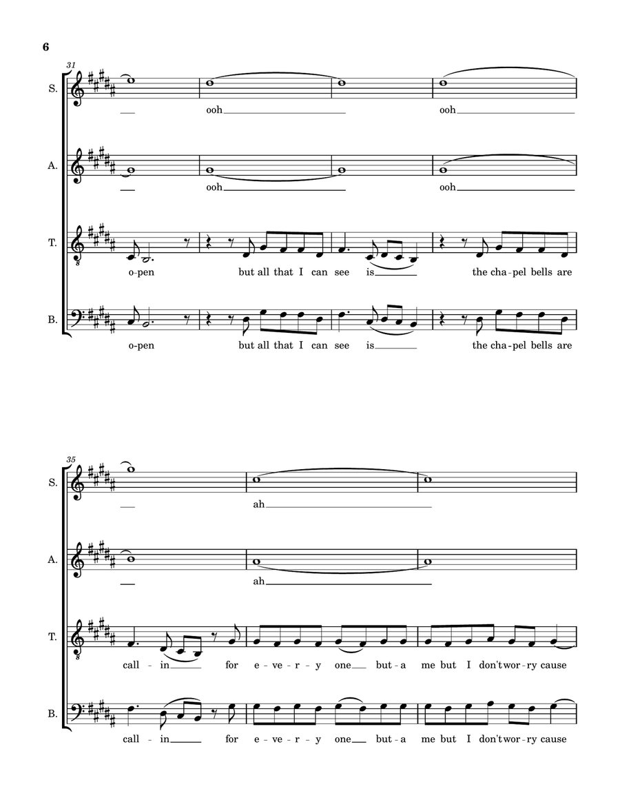 Mama Said Mama Said 4-Part scores gallery preview page 6