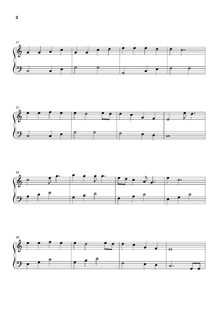 Let It Be Easy Piano scores gallery preview page 2