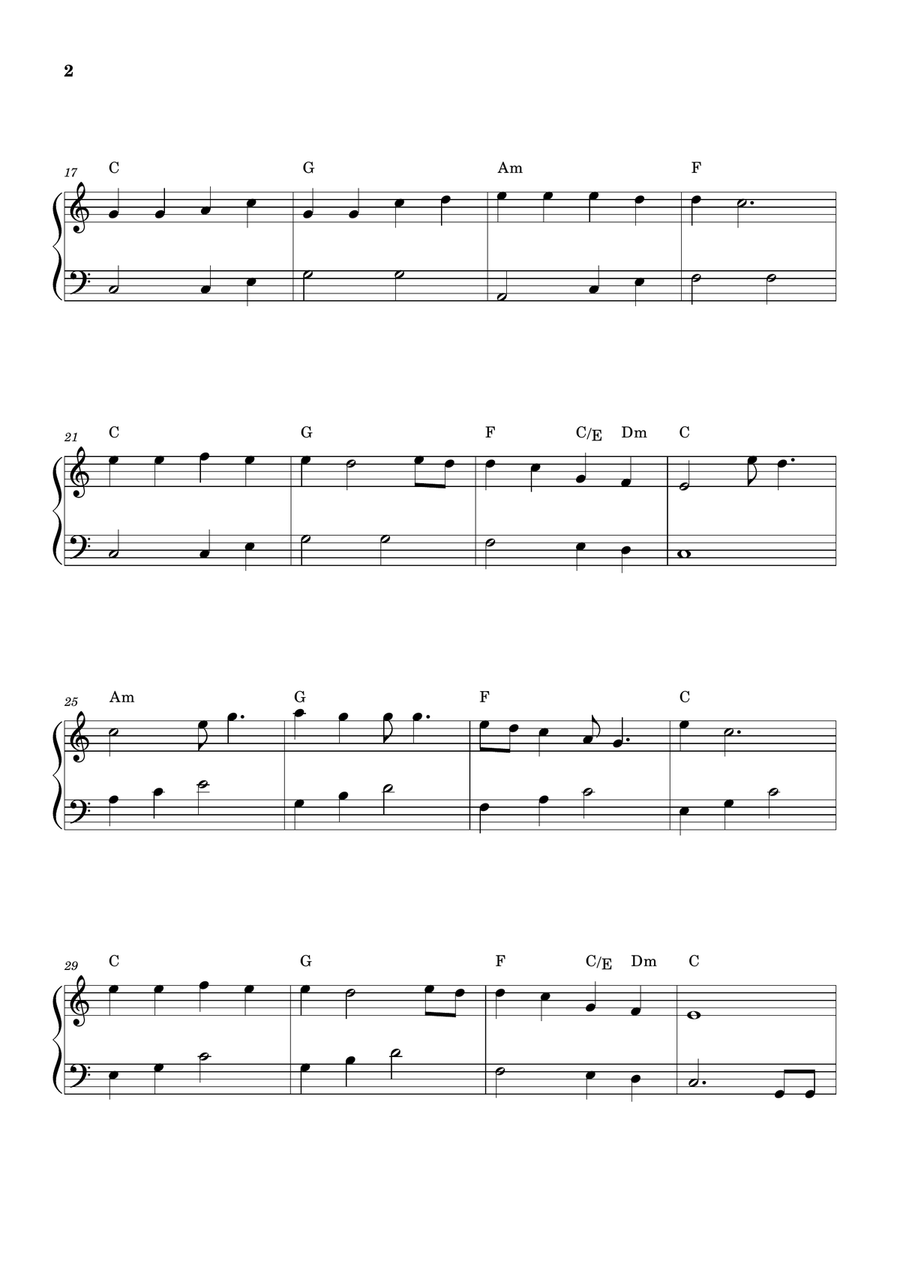 Let It Be Easy Piano scores gallery preview page 2