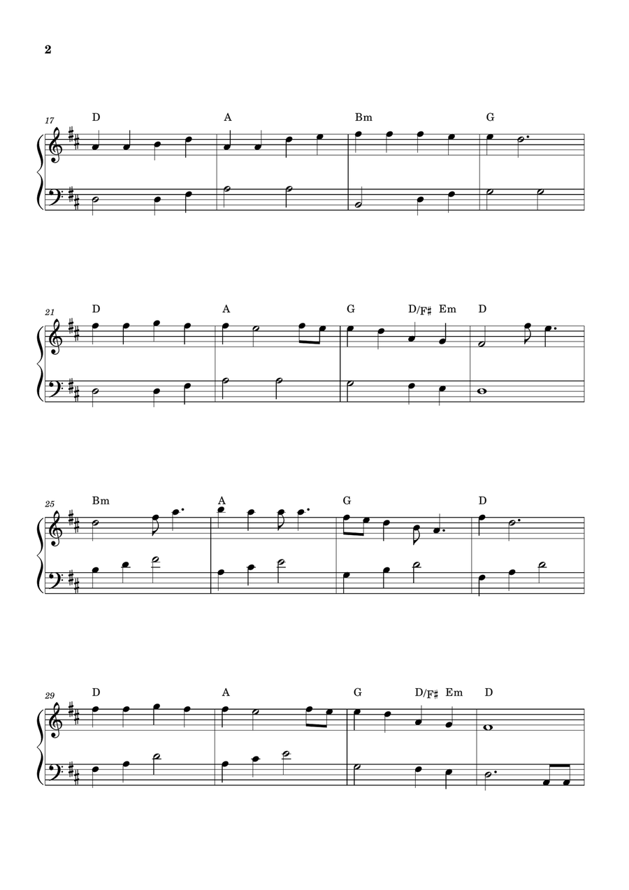 Let It Be Easy Piano scores gallery preview page 2