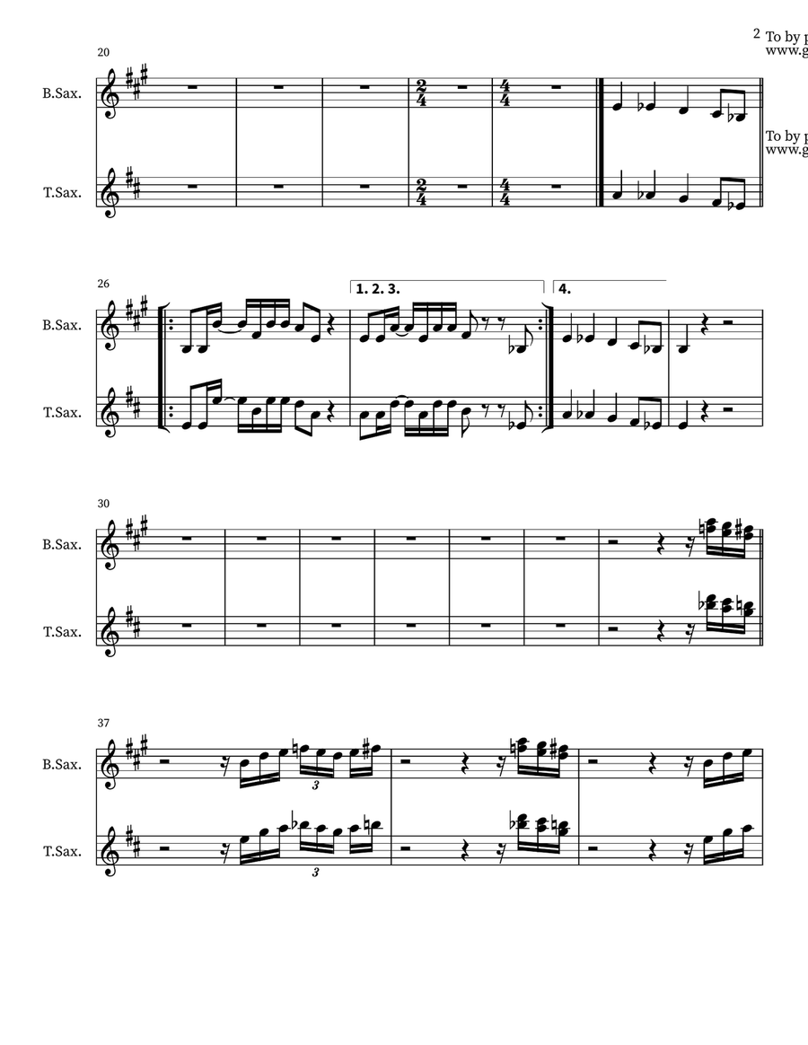Yes Yes Woodwind Duet scores gallery preview page 2