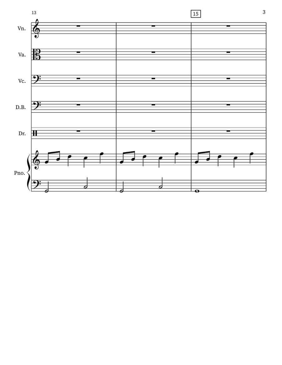Blowing Wind Blowing Wind Piano scores gallery preview page 3