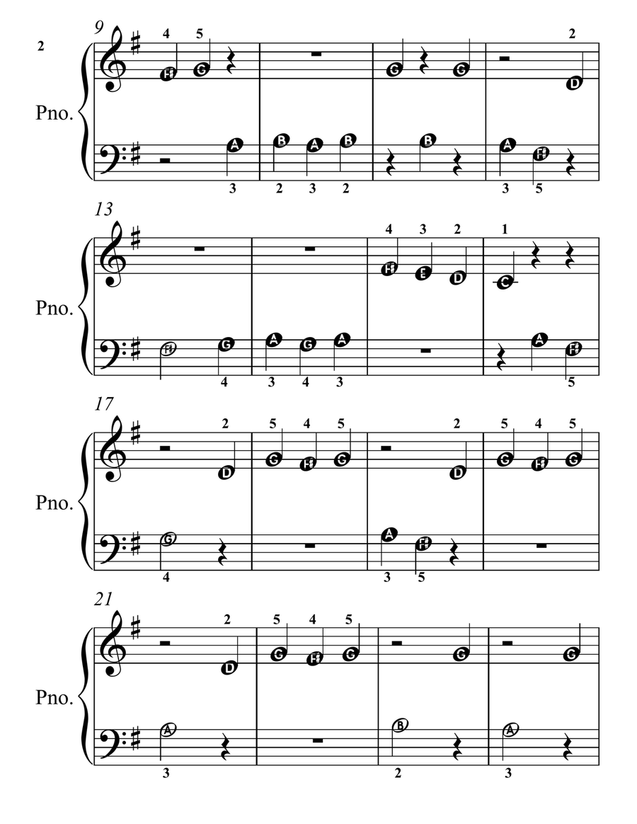 There Might Be a Nice Little Birdie Out There for Beginner Piano Piano Method scores gallery preview page 4