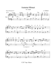 Autumn Minuet in C major