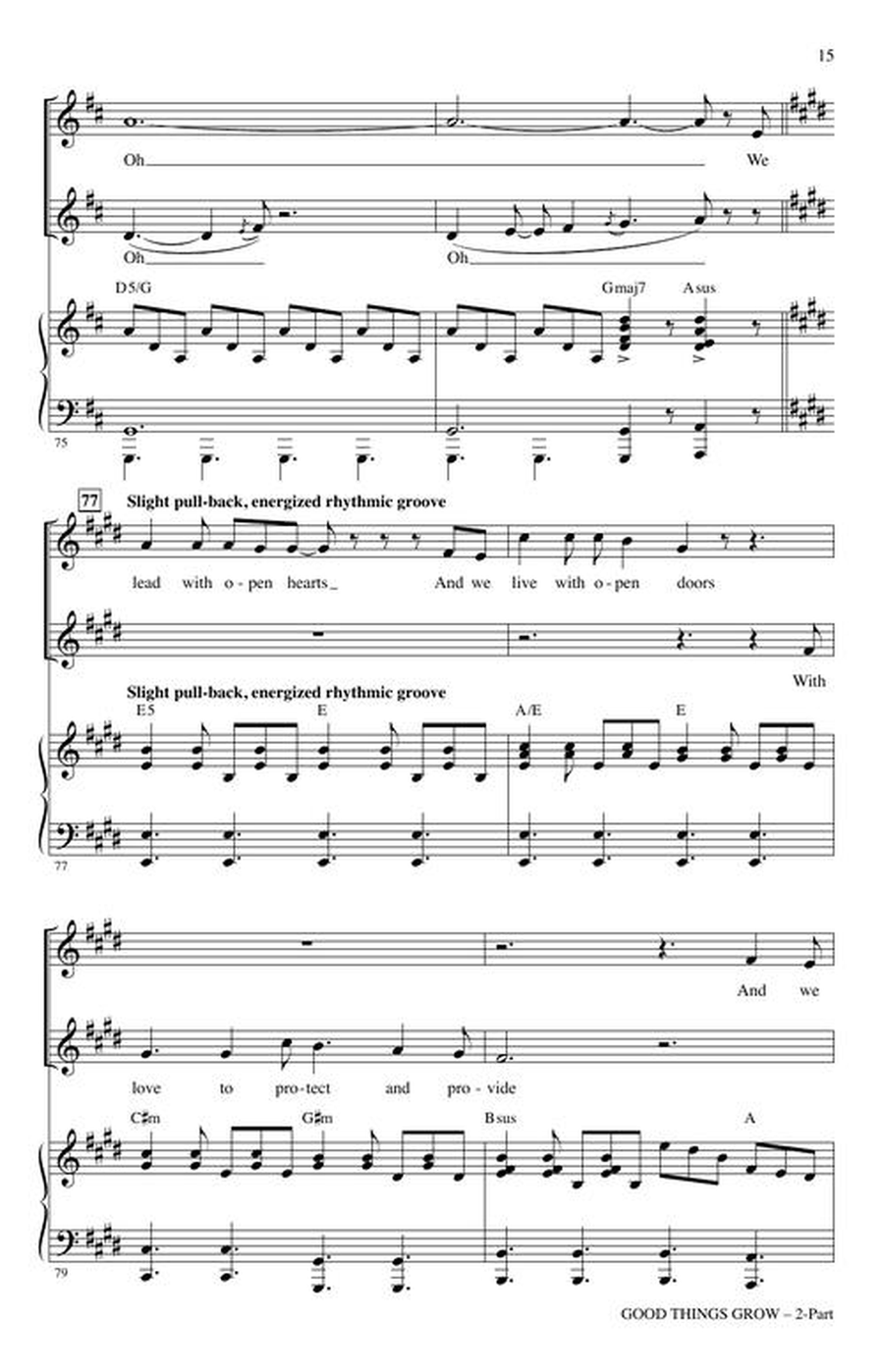 Good Things Grow (from Disney's “Snow White”) 2-Part scores gallery preview page 6