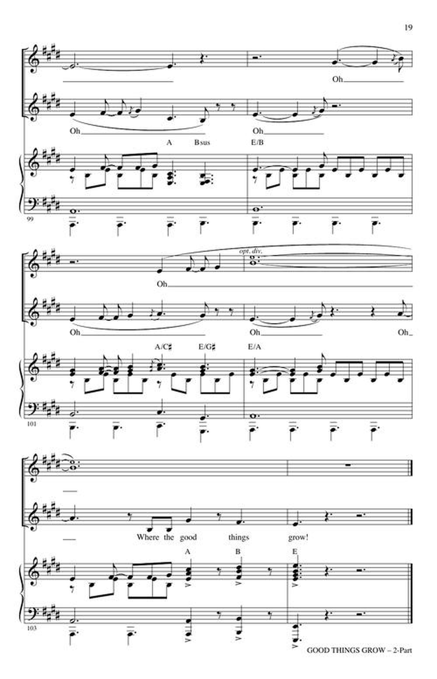Good Things Grow (from Disney's “Snow White”) 2-Part scores gallery preview page 7