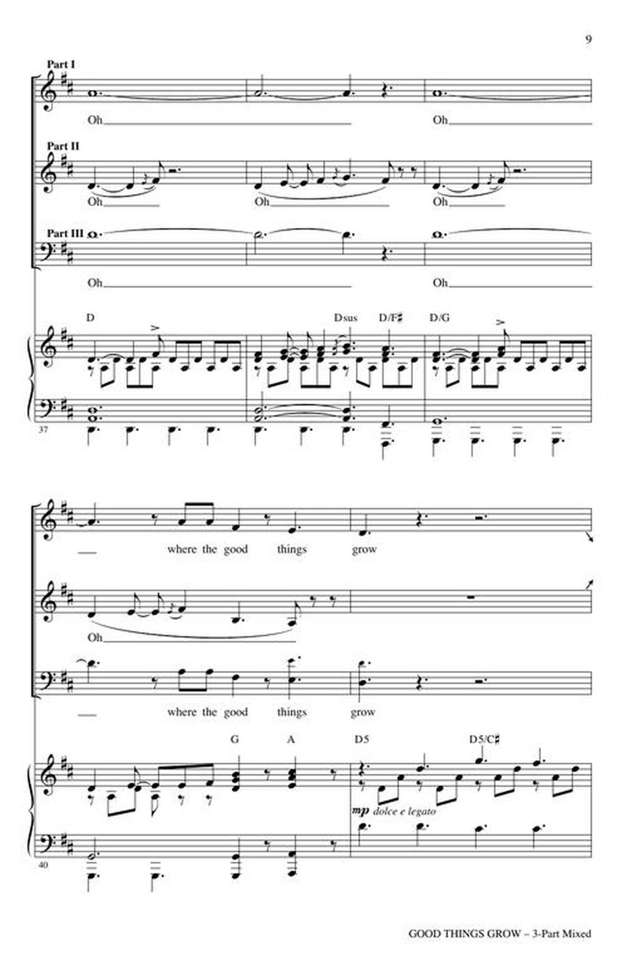 Good Things Grow (from Disney's “Snow White”) 3-Part scores gallery preview page 6