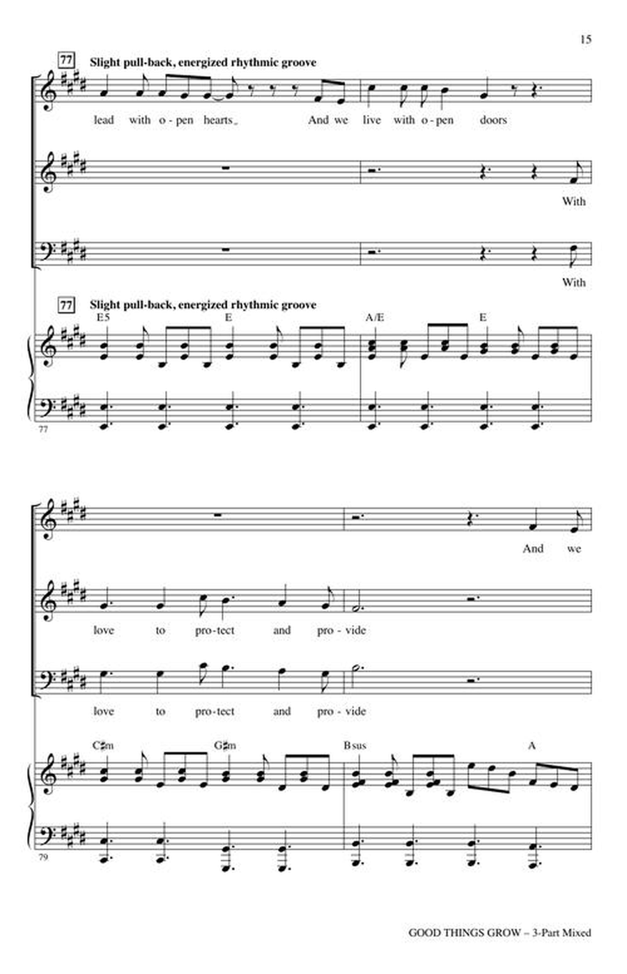 Good Things Grow (from Disney's “Snow White”) 3-Part scores gallery preview page 7