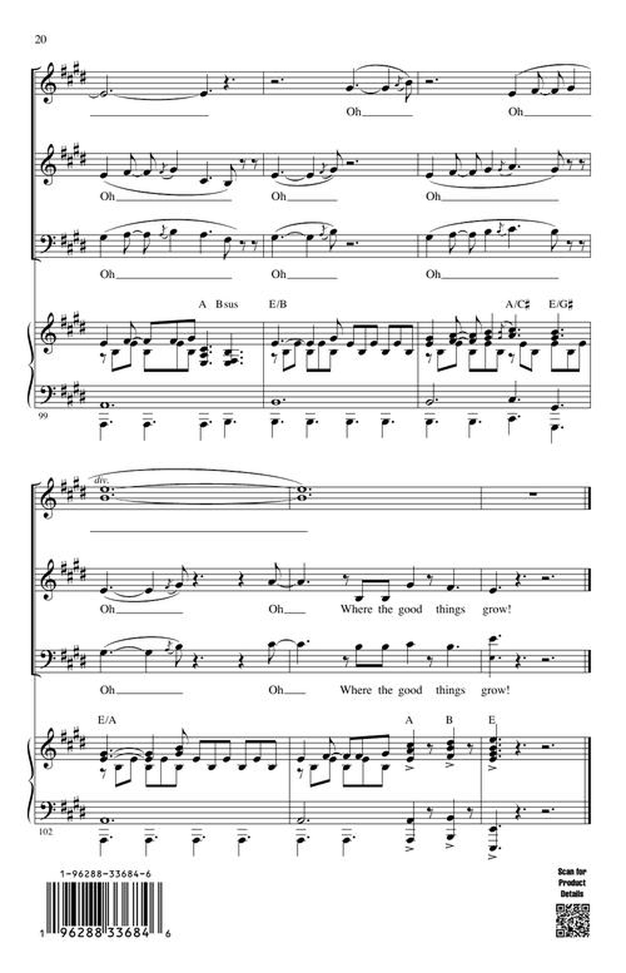 Good Things Grow (from Disney's “Snow White”) 3-Part scores gallery preview page 8