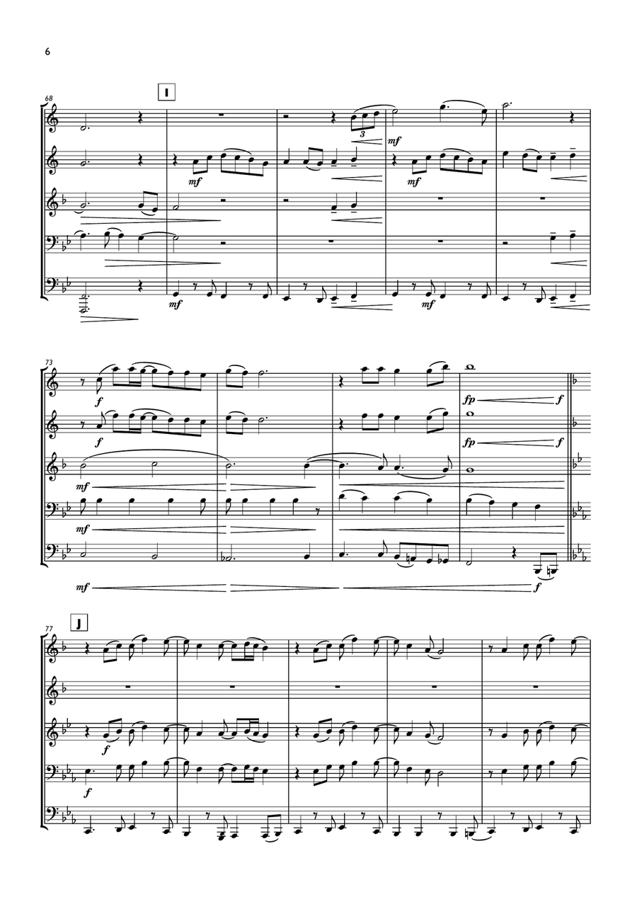 Carry On Wayward Son Carry On Wayward Son Brass Quintet scores gallery preview page 6