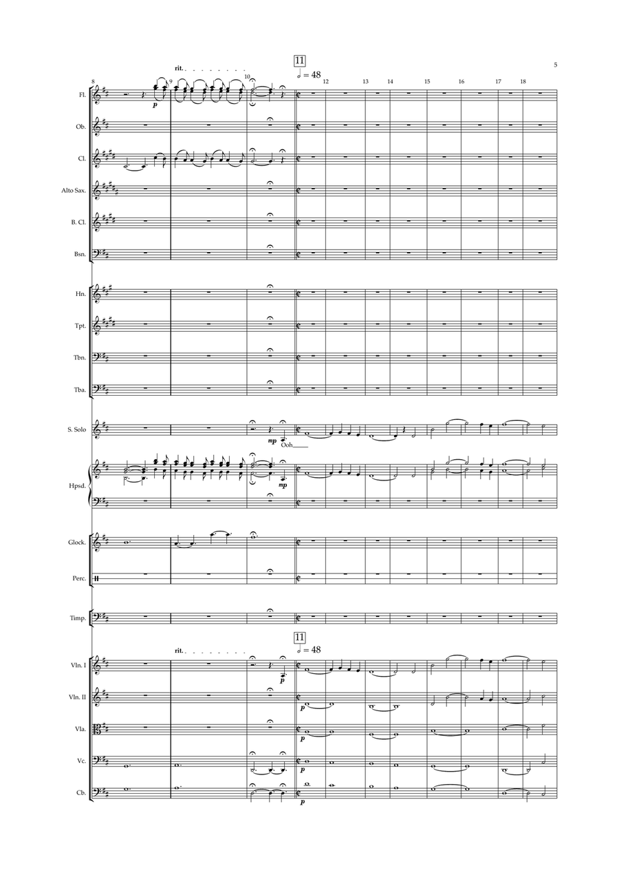 Once Upon A Time In The West Full Orchestra scores gallery preview page 5