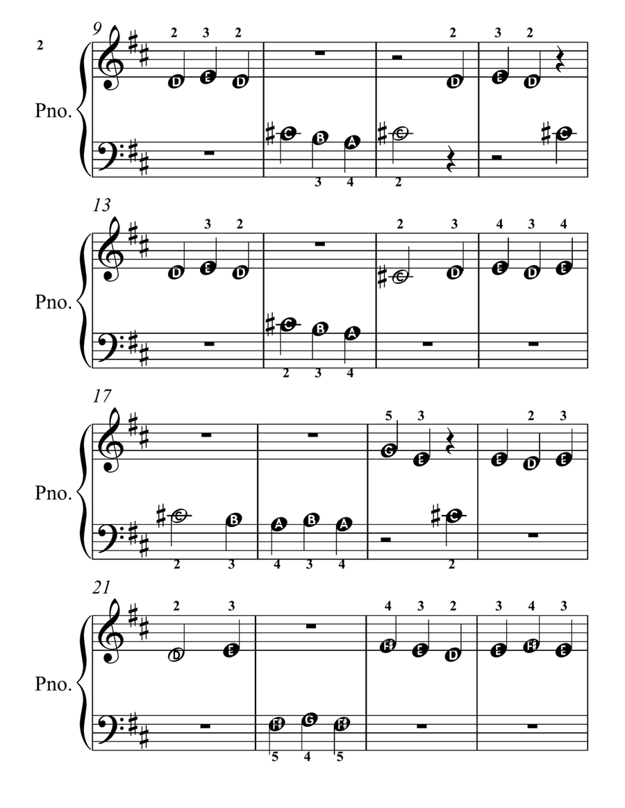 When I’m With My Grandmother for Beginner Piano Piano Method scores gallery preview page 4