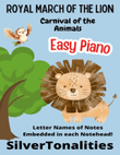 Royal March of the Lion for Easy Piano