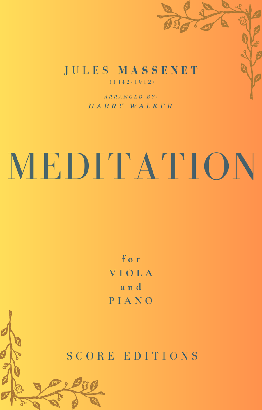 Thaïs Meditation for Viola and Piano Chamber Music scores gallery preview page 1