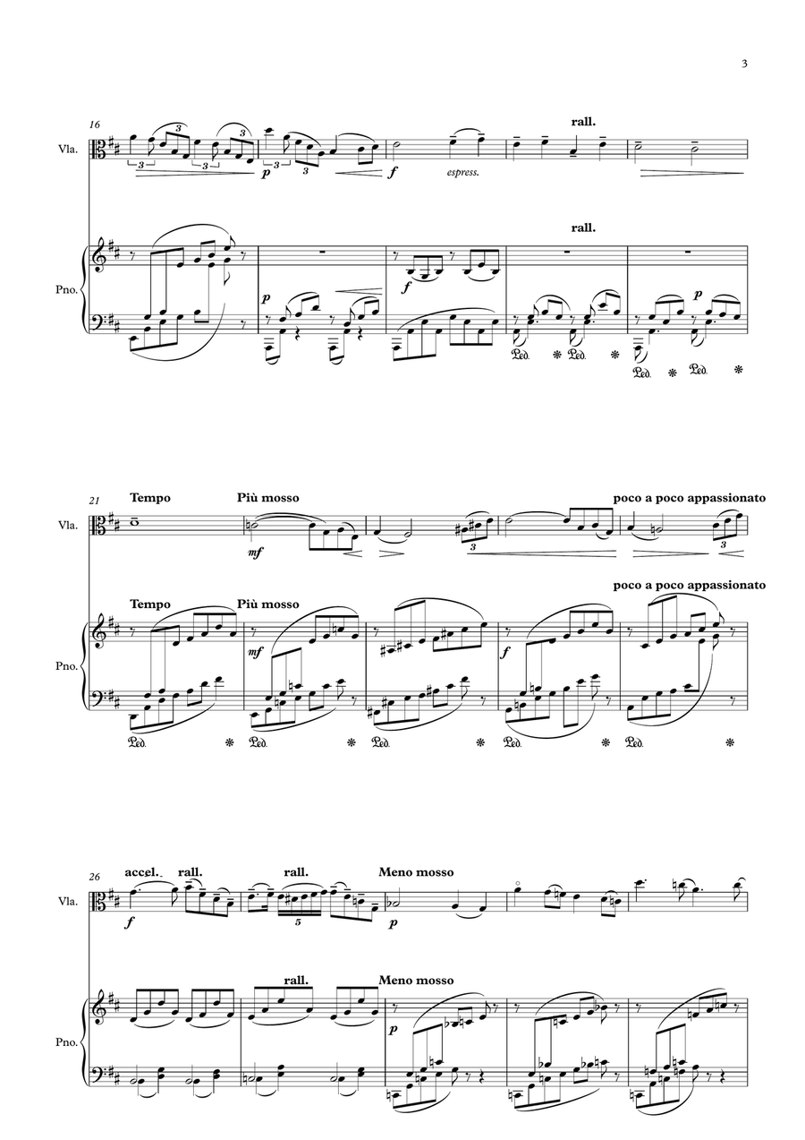 Thaïs Meditation for Viola and Piano Chamber Music scores gallery preview page 4