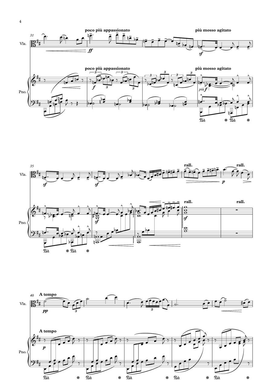 Thaïs Meditation for Viola and Piano Chamber Music scores gallery preview page 5
