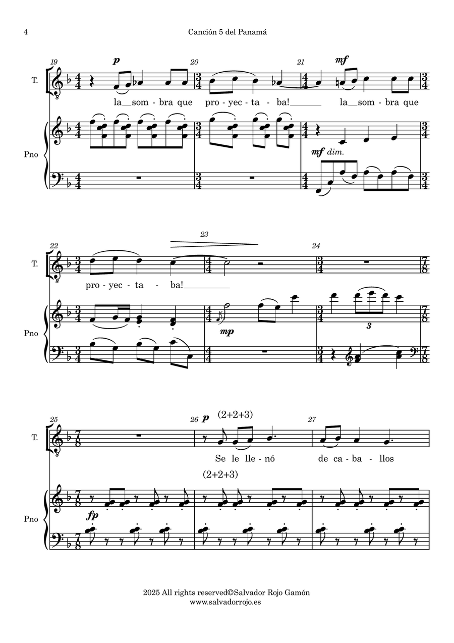 Dos Canciones Dos Canciones Chamber Music scores gallery preview page 4