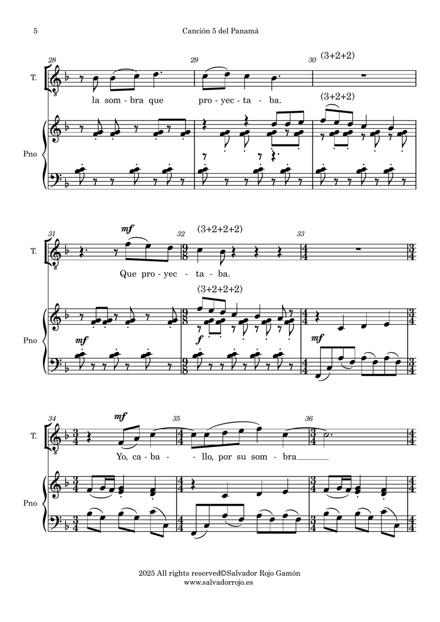 Dos Canciones Dos Canciones Chamber Music scores gallery preview page 5