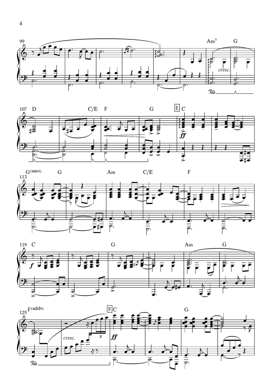 Breakaway Breakaway Piano Solo scores gallery preview page 4