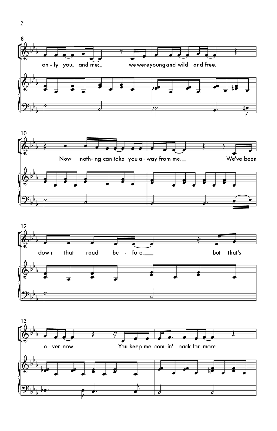 Heaven Heaven 2-Part scores gallery preview page 2