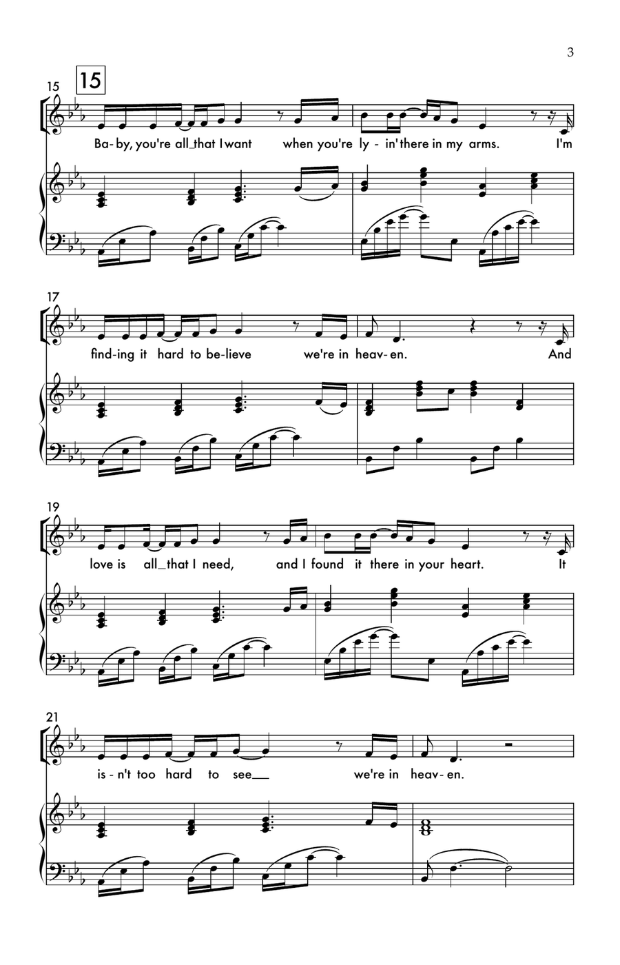 Heaven Heaven 2-Part scores gallery preview page 3