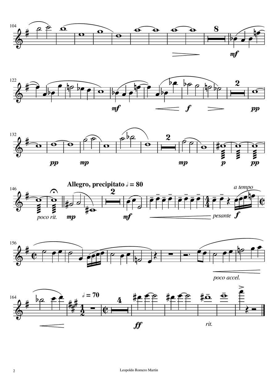 Bikes (Trio for Violin, Horn and Piano) Small Ensemble scores gallery preview page 4