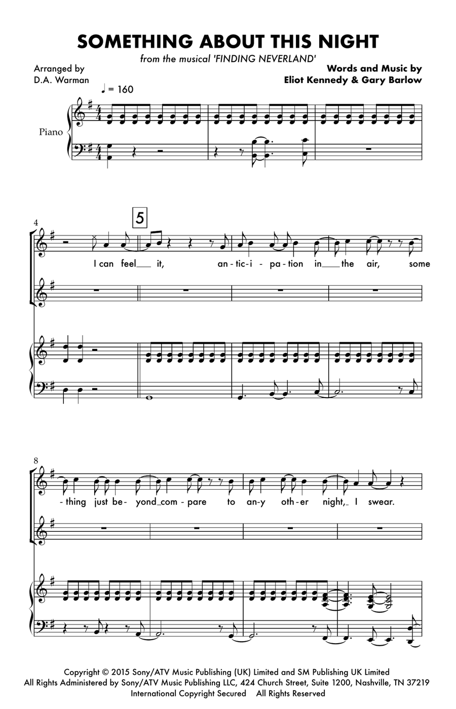 Something About This Night 2-Part scores gallery preview page 1